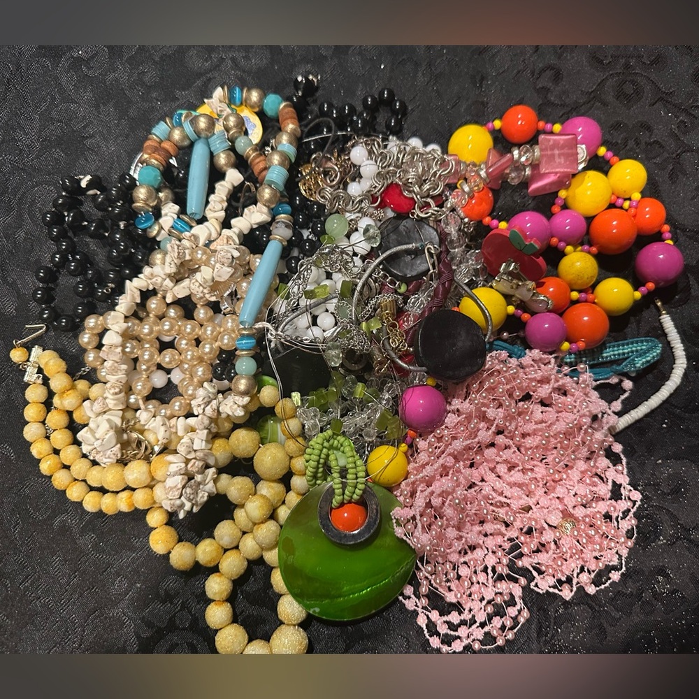 Jewelry Lot #108
As-is treasures from storage. 
Unmarked and wearable